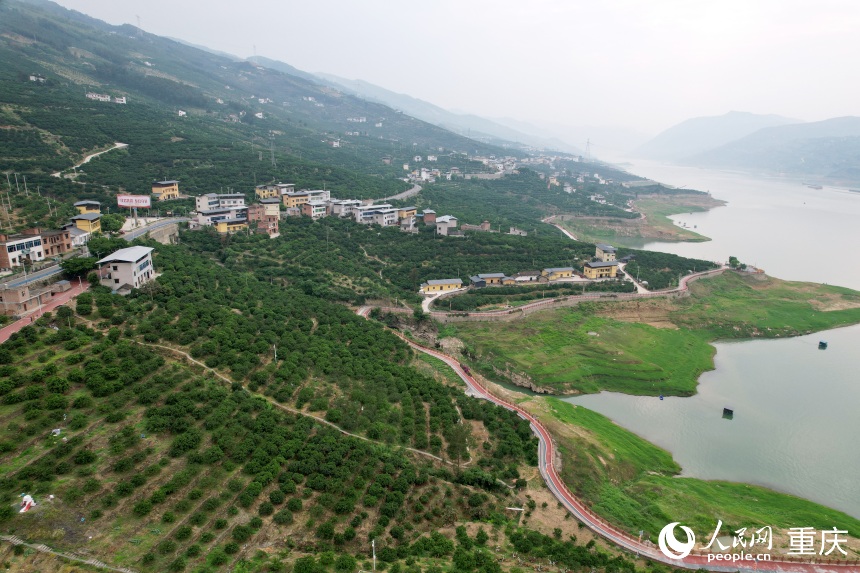 豐都縣安坪鎮(zhèn)三沱村。人民網(wǎng)記者 劉政寧攝