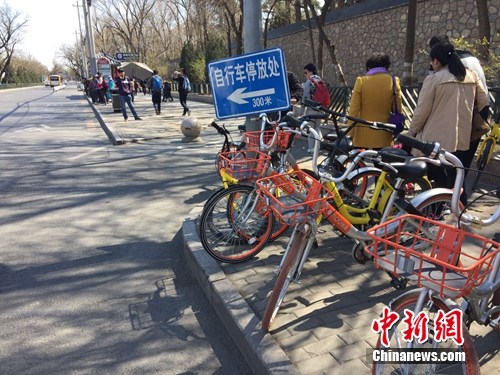 共享單車越來(lái)越多，出現(xiàn)在大街小巷。<a target='_blank'  _fcksavedurl='http://www.chinanews.com/' ></table>中新網(wǎng)</a> 吳濤 攝